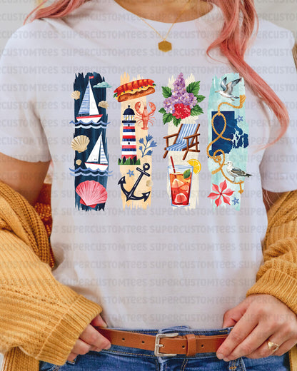 Rhode Island DTF Heat Transfer Ready to Press