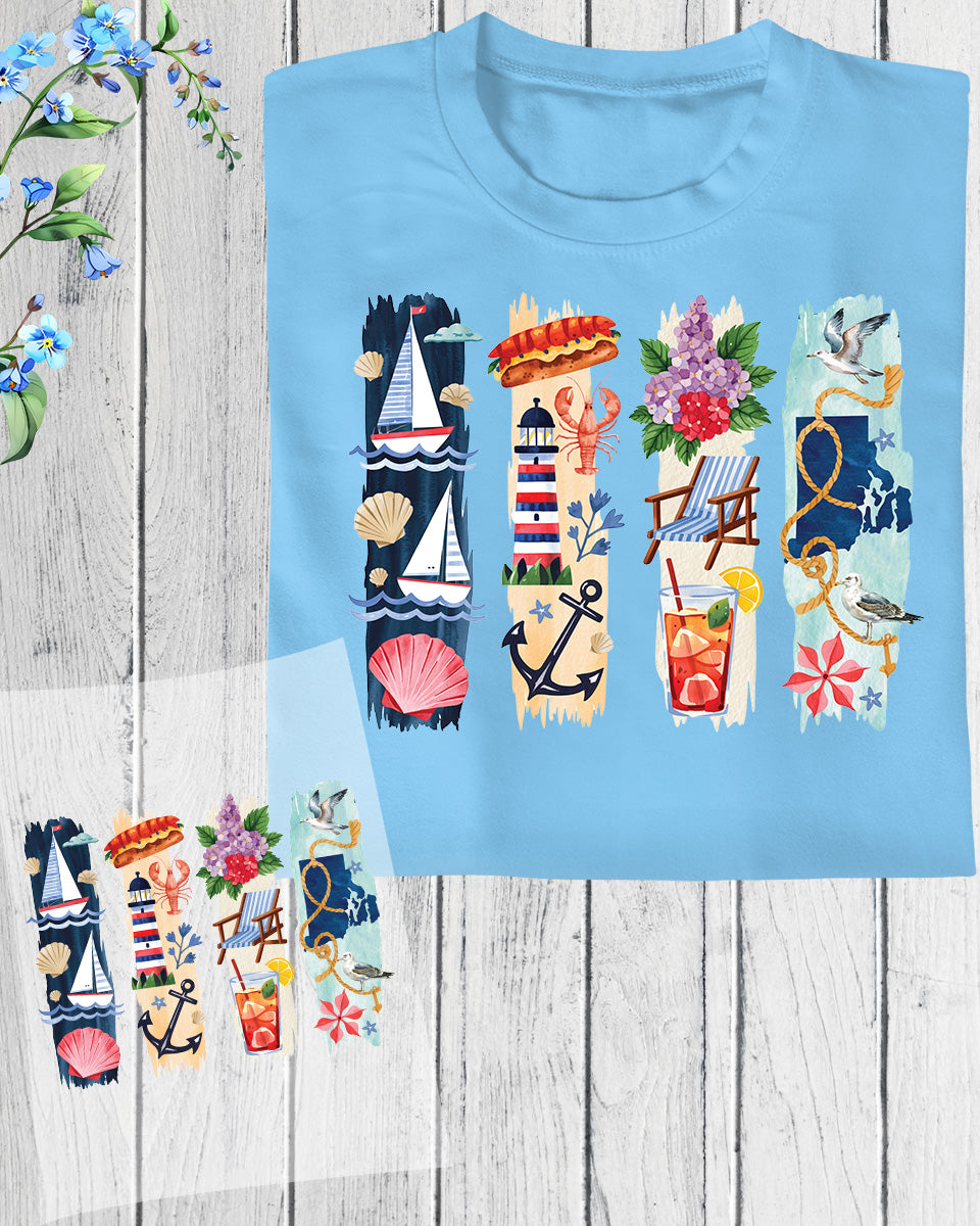 Rhode Island DTF Heat Transfer Ready to Press