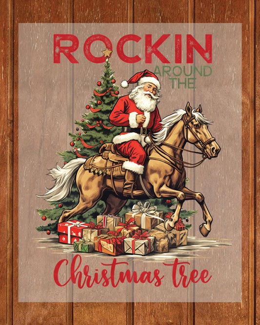 Rockin Around The Christmas Tree Heat Transfer