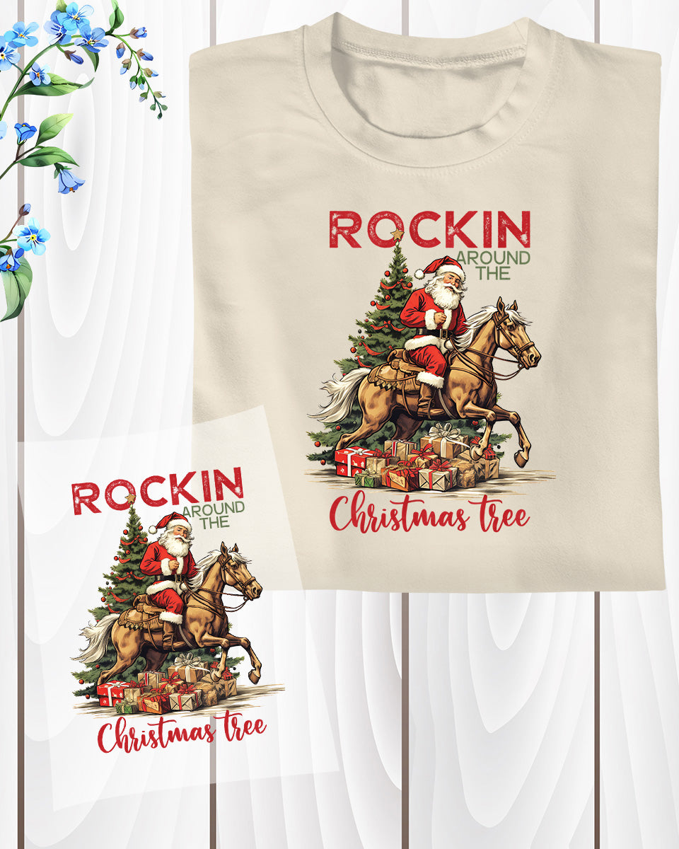 Rockin Around The Christmas Tree Heat Transfer