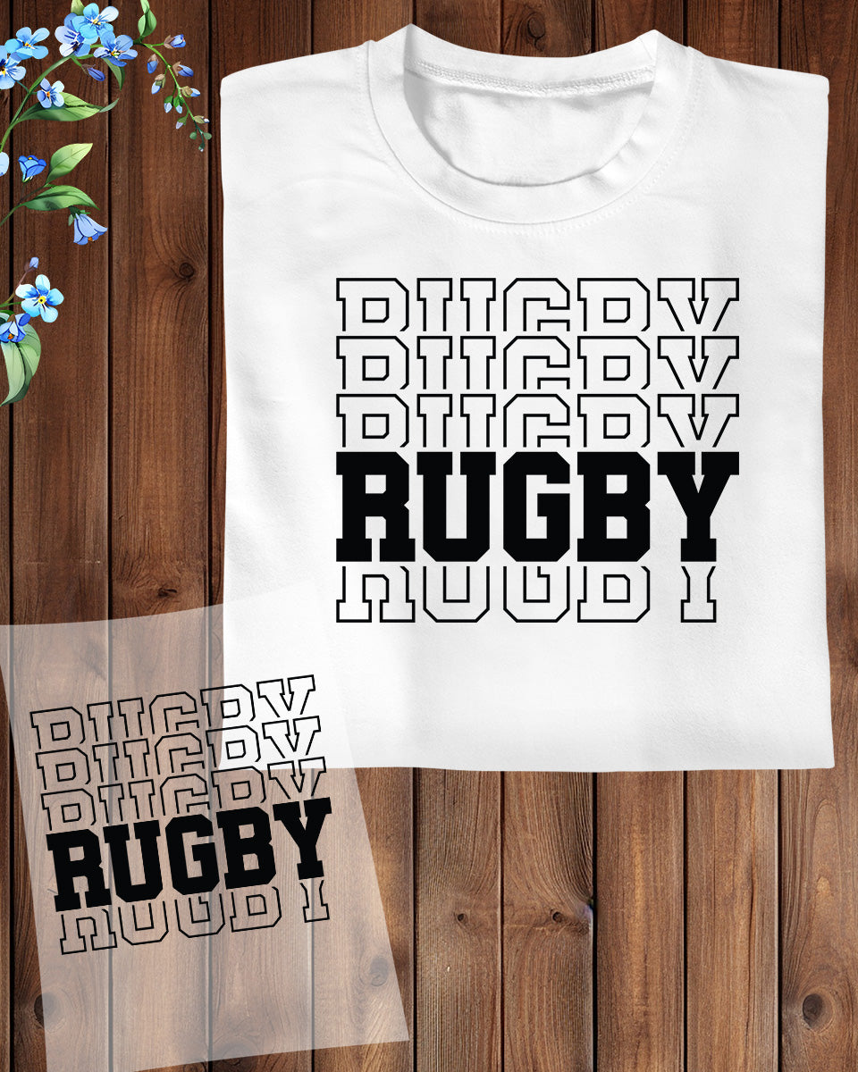 Rugby Birthday Gift DTF Transfer Film