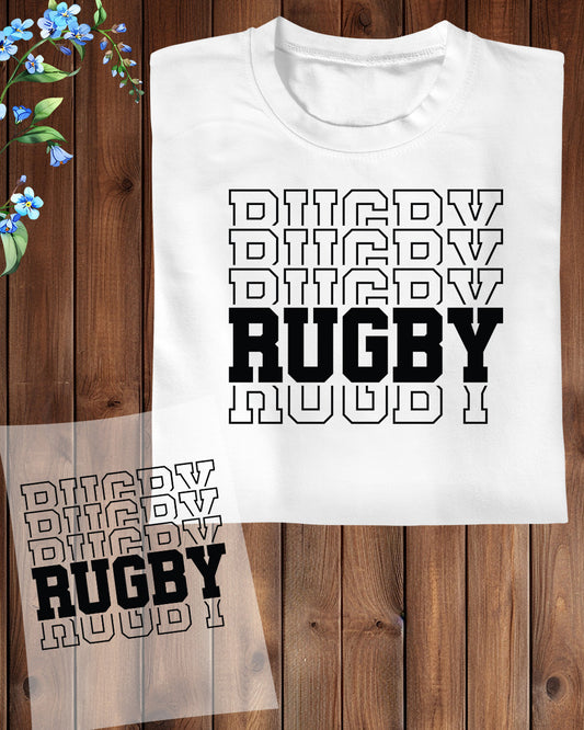 Rugby Birthday Gift DTF Transfer Film