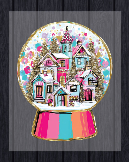 Christmas Movie Glitter DTF Transfer 