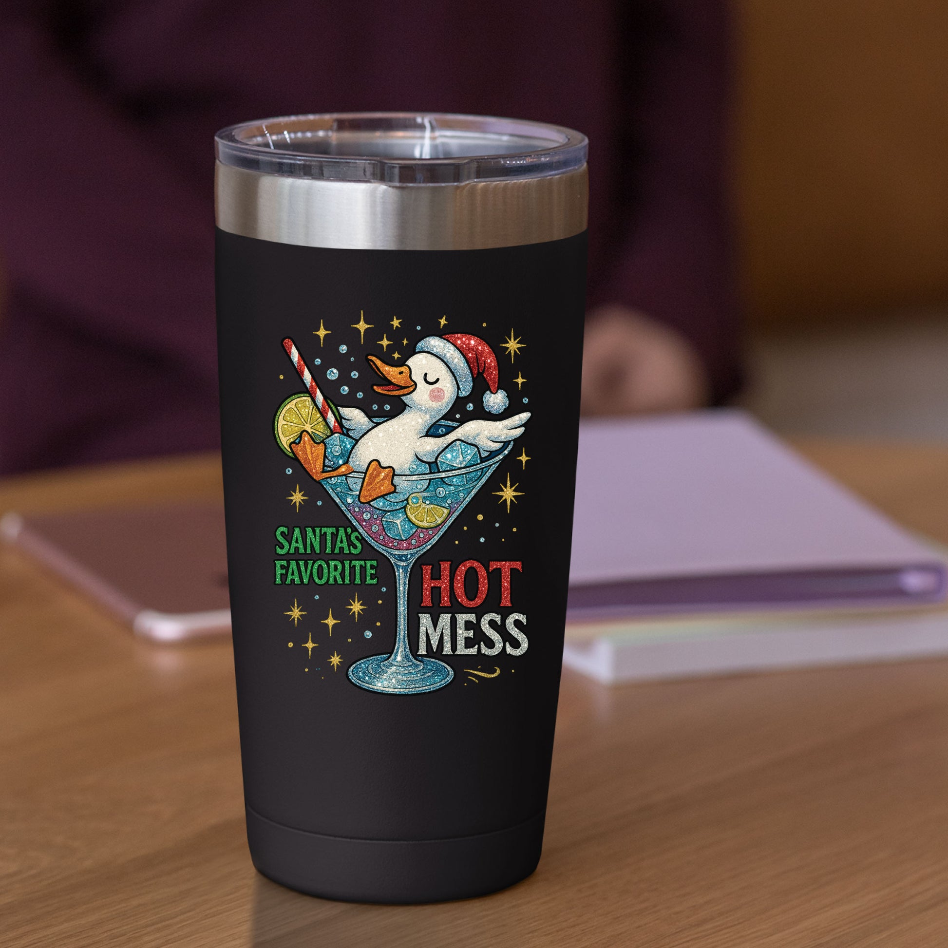 Santa's Hot Mess Christmas DTF Transfers