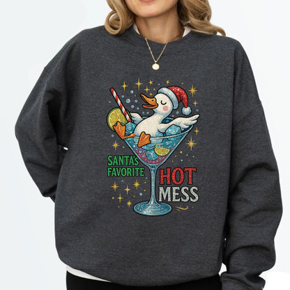 Santa's Hot Mess Christmas DTF Transfers
