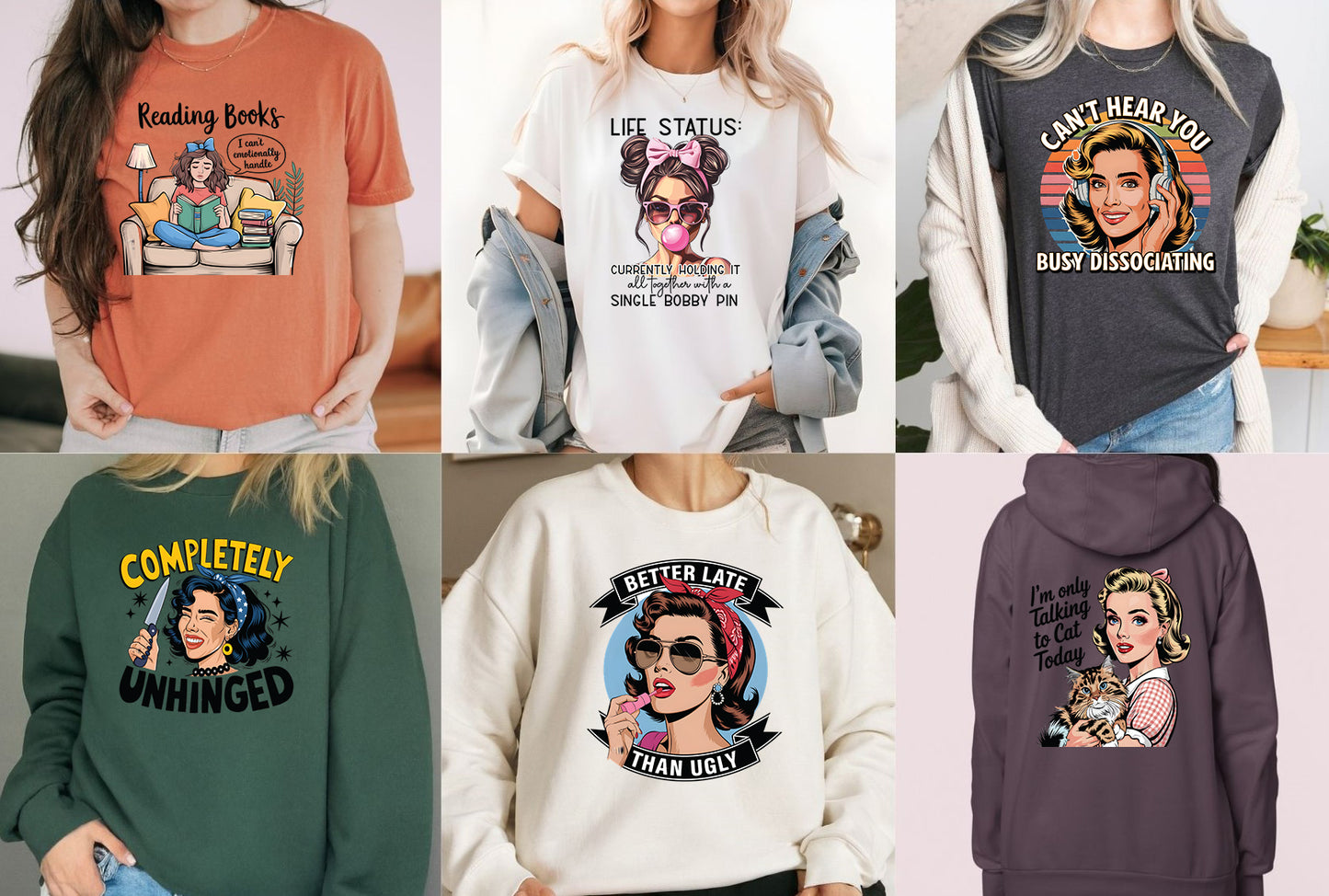 Sarcastic Lady DTF Transfers Ready to Press