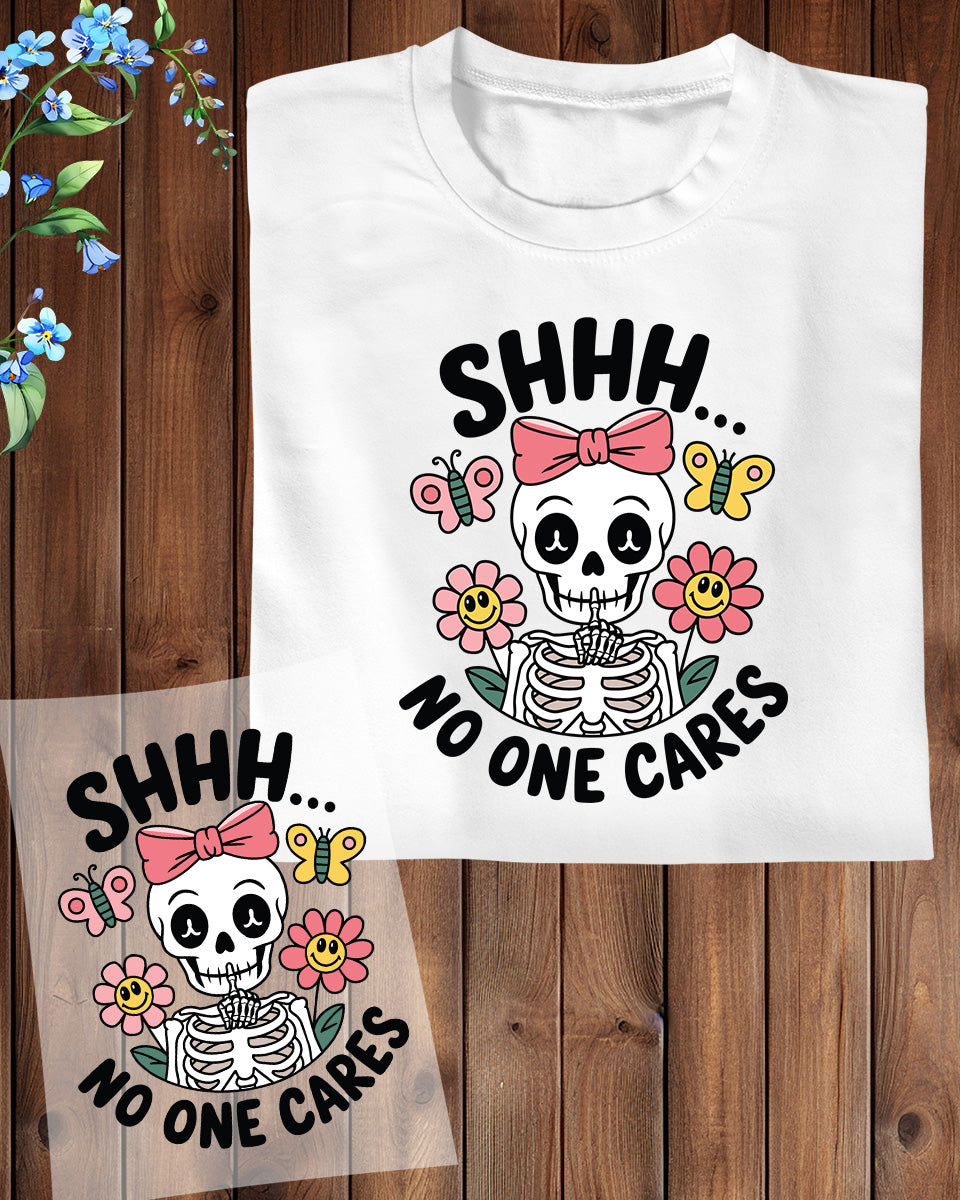 Sarcastic Skeleton DTF Transfer