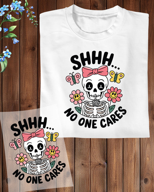 Sarcastic Skeleton DTF Transfer