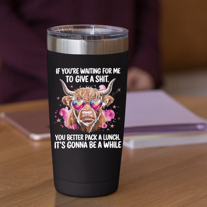 Sassy Highland Cow Funny Quote DTF Transfer