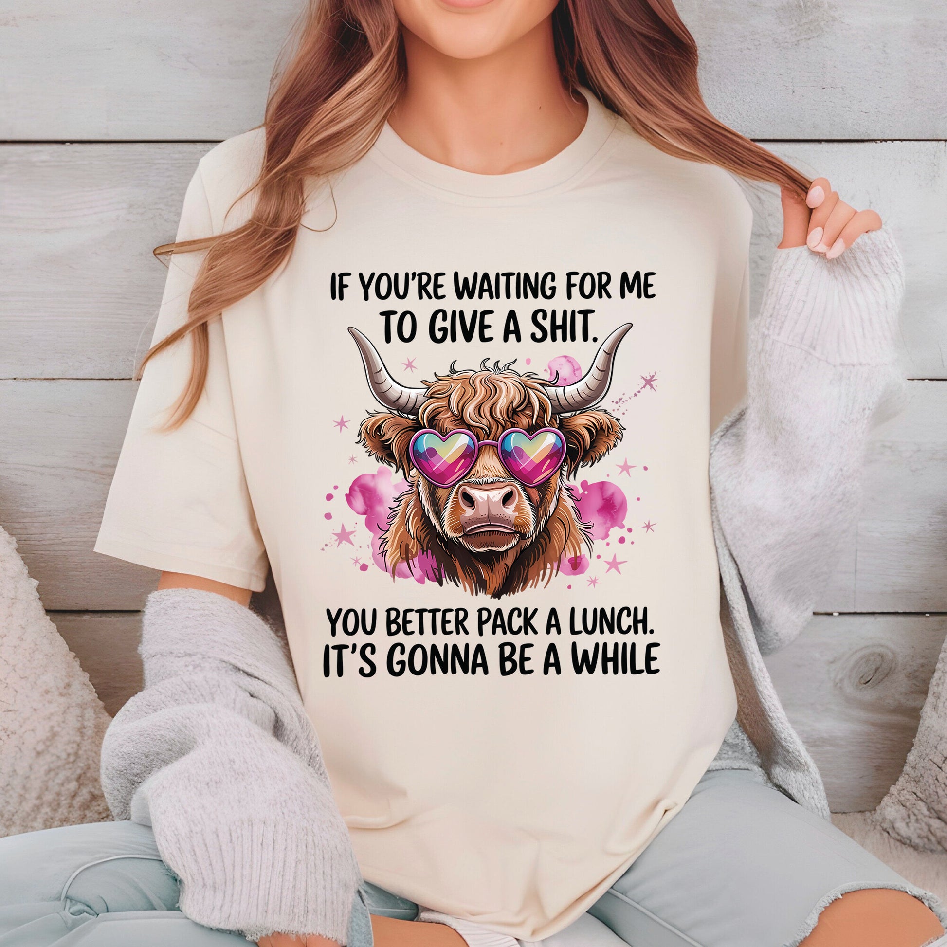 Sassy Highland Cow T Shirts