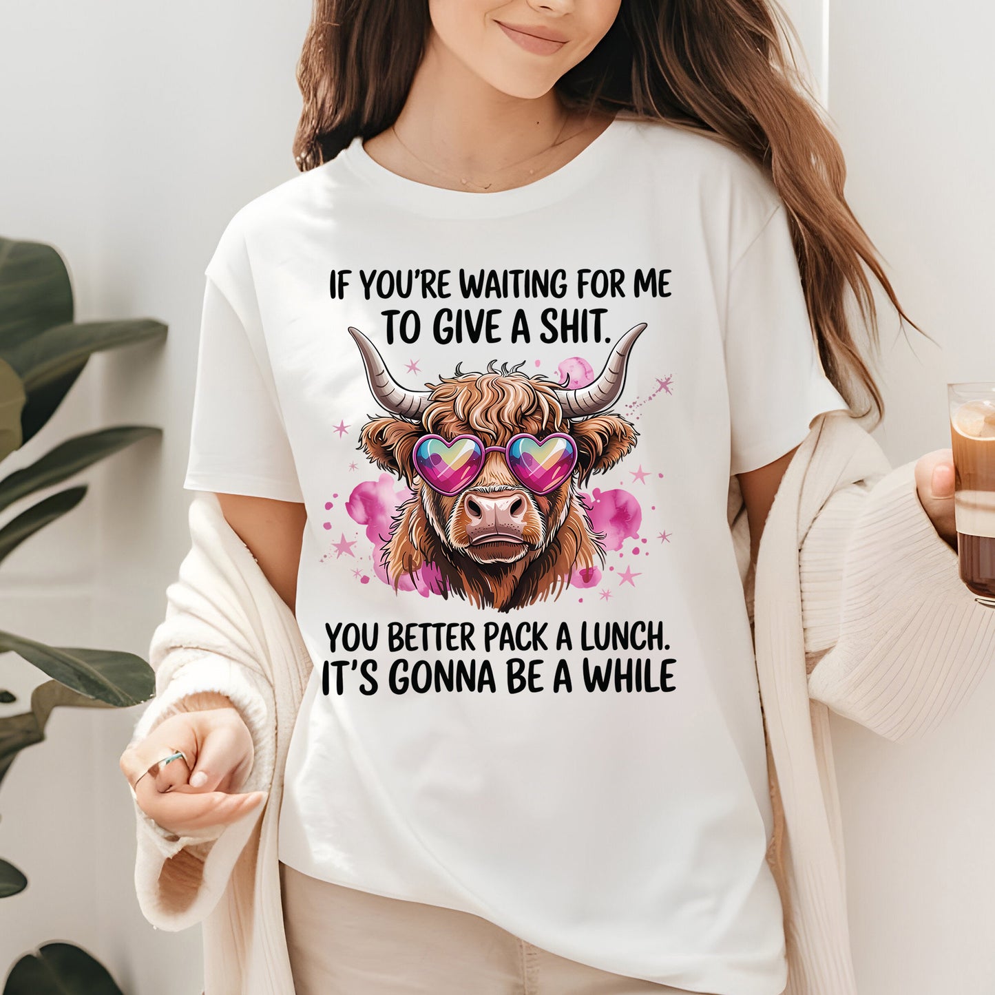 Sassy Highland Cow T Shirts