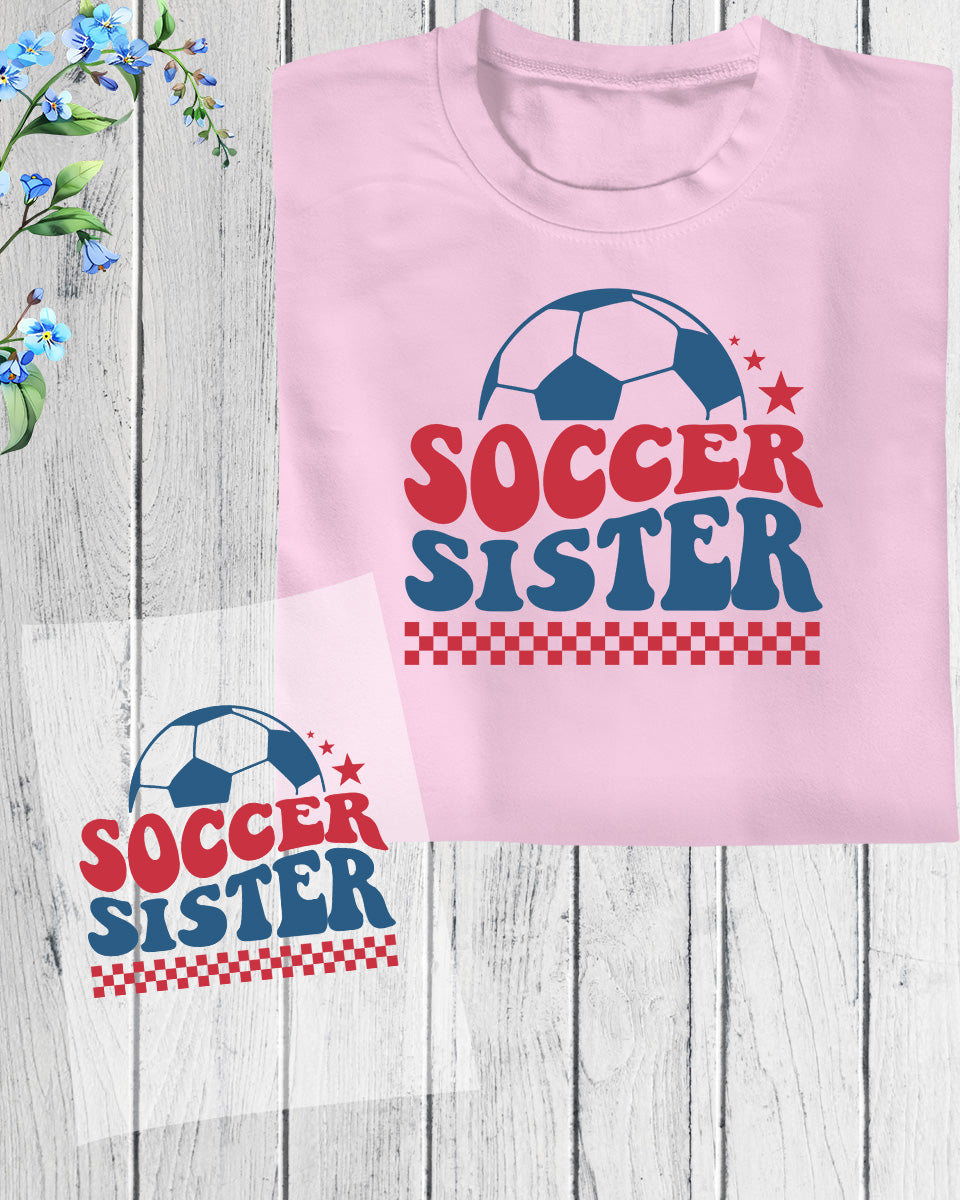 Soccer Sister DTF Transfer Film