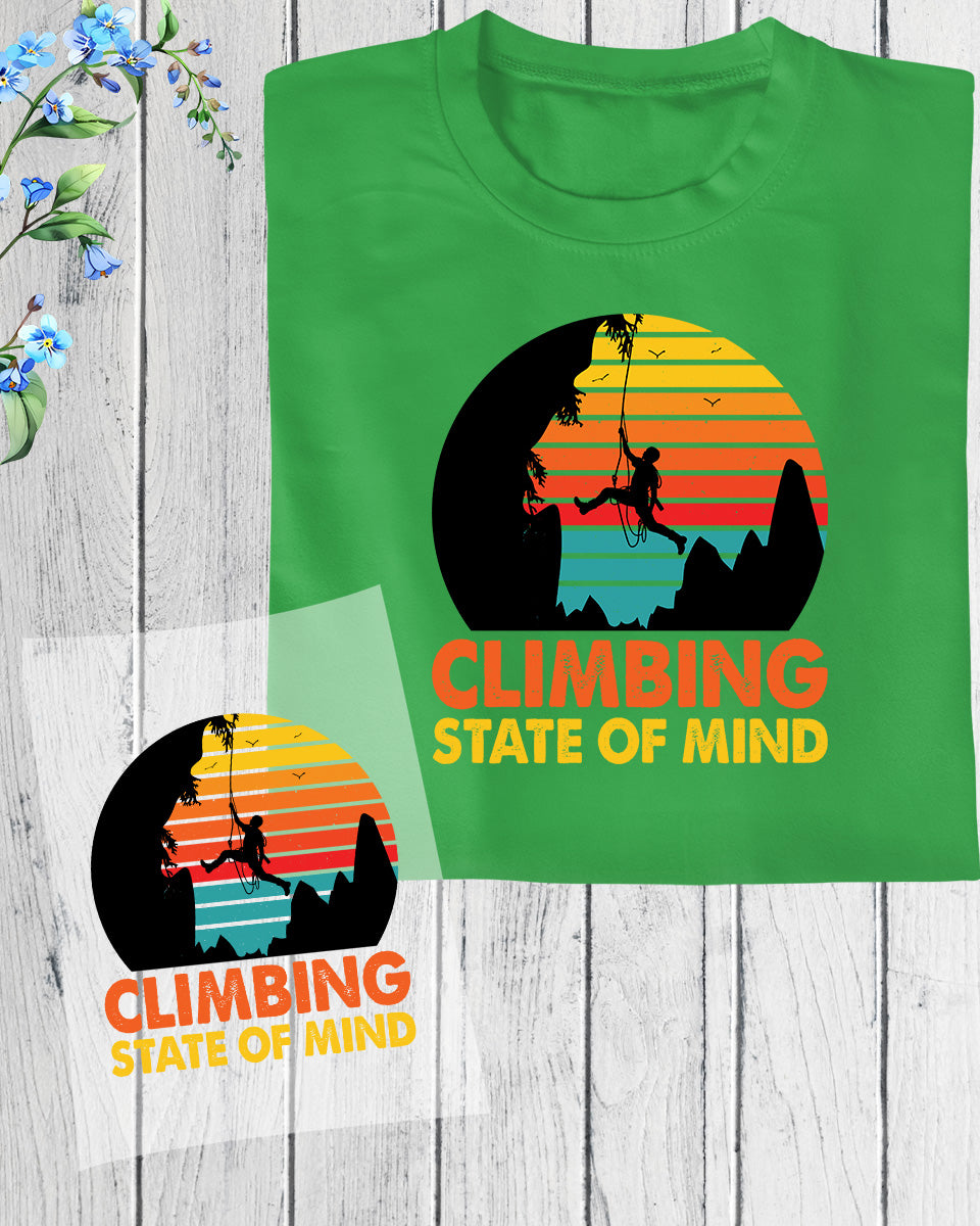 Climbing State of Mind DTF Transfer Film