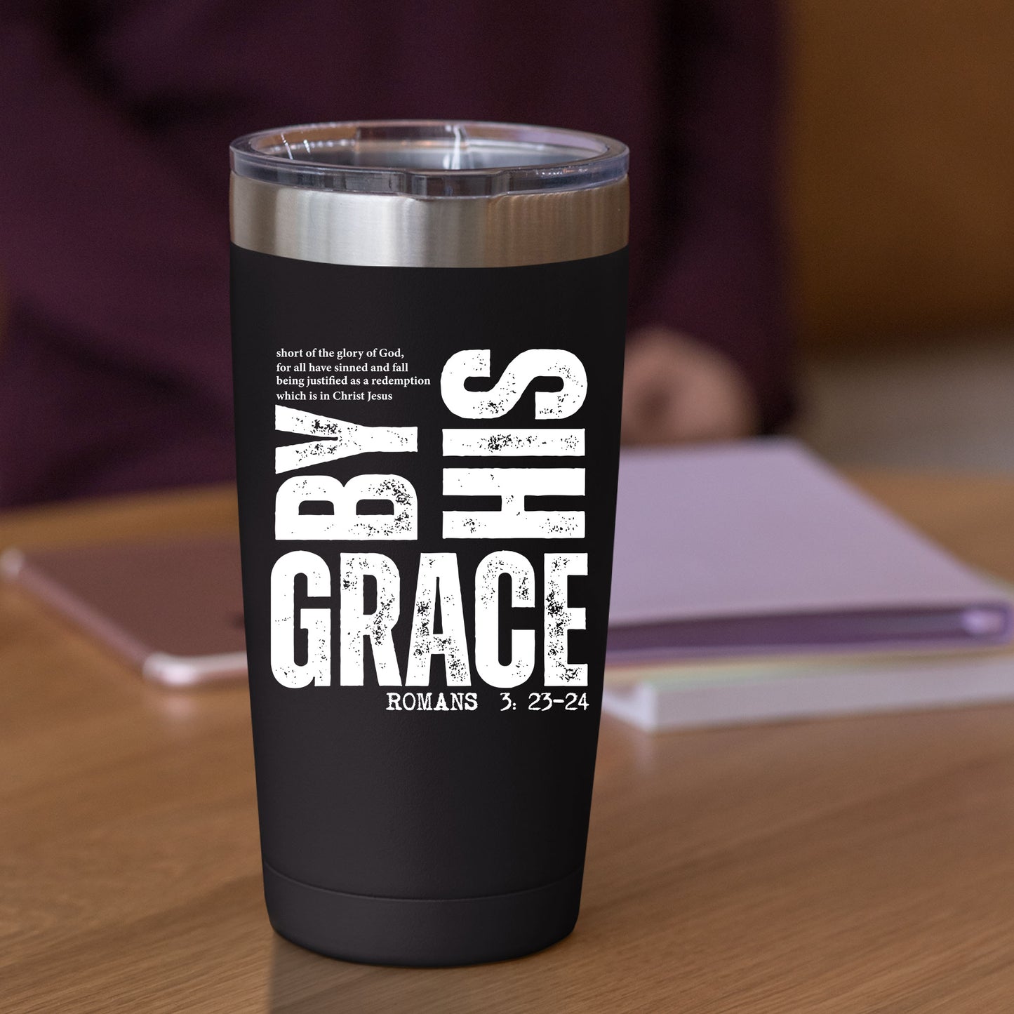 Saved by His Amazing Grace  Christian DTF Transfer