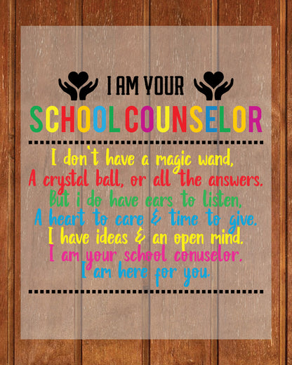 School Counselor Shirt DTF Transfer