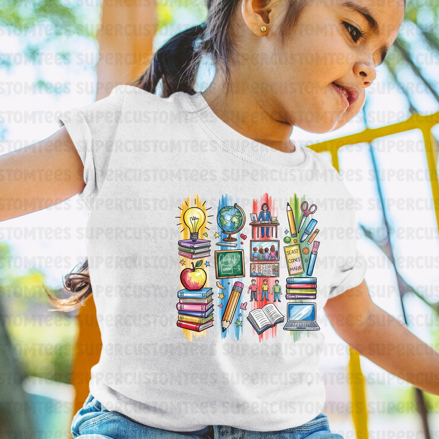 School DTF Transfer Ready to Press