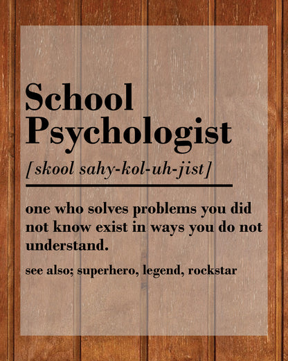 School Psychologist Definition DTF Transfer