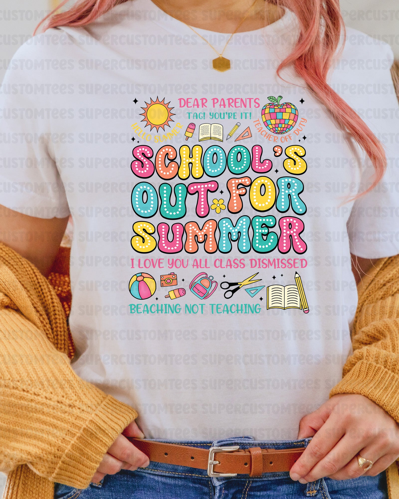 Schools Out For Summer DTF Transfer Ready to Press