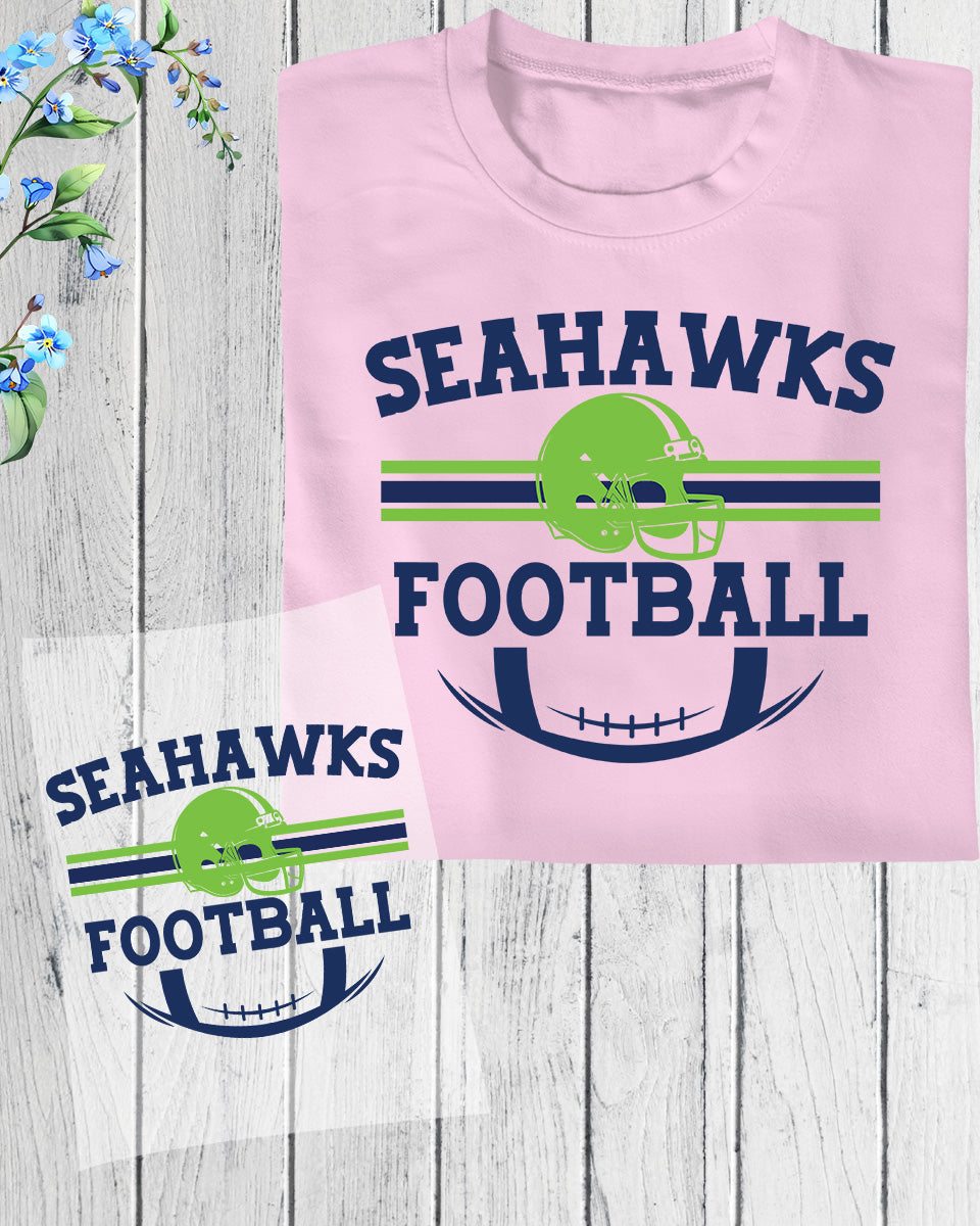 Seahawks Football DTF Transfer Sheets