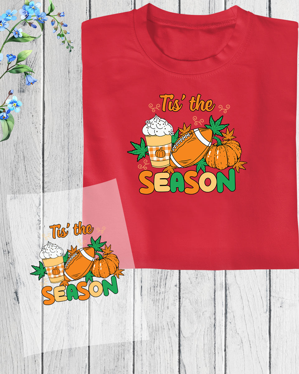 Tis The Season Pumpkin DTF Transfer Film