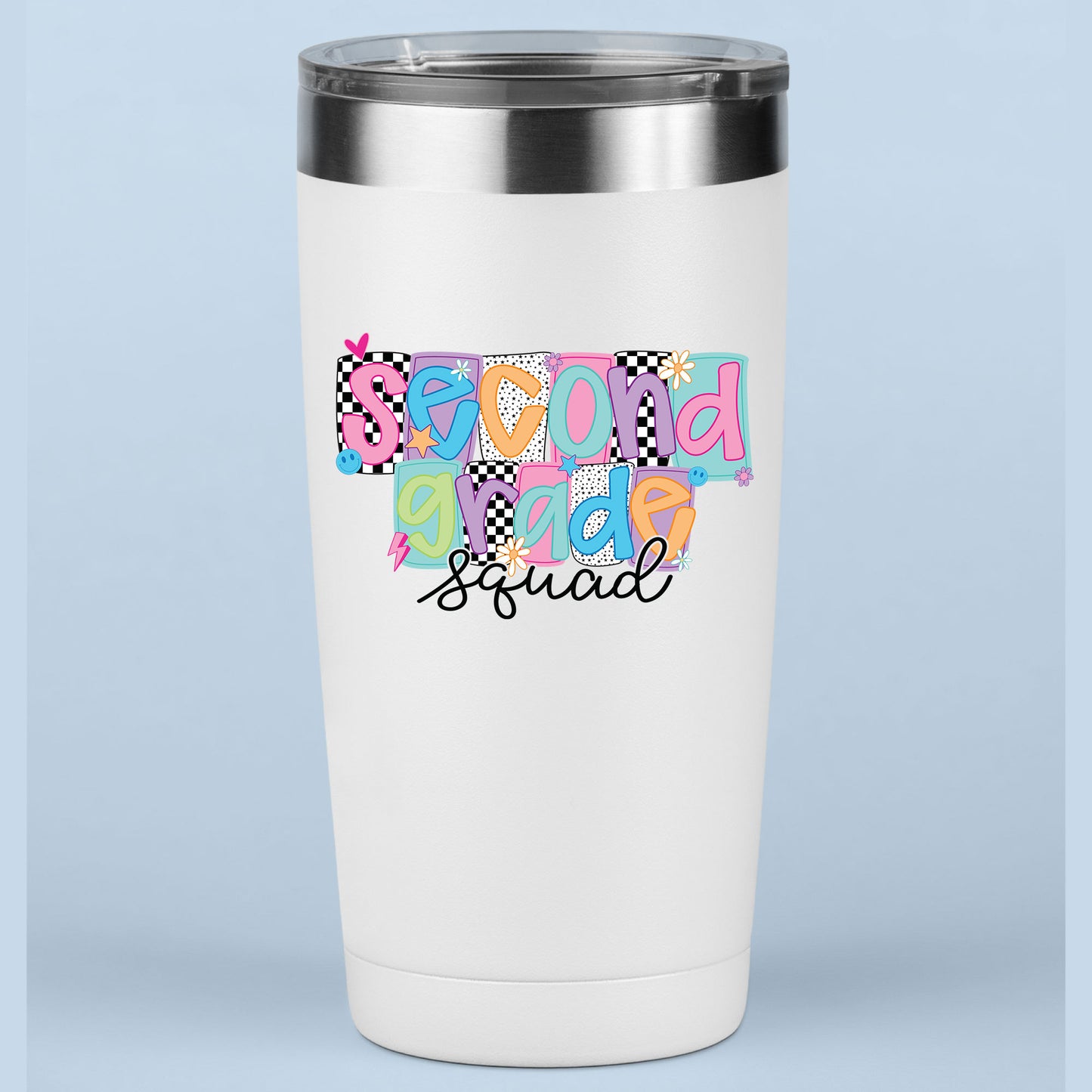 Second Grade Squad Teacher DTF Transfer