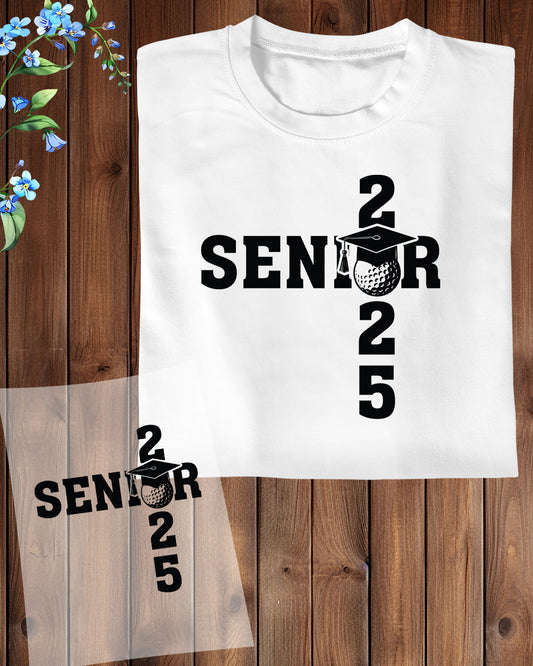 Senior 2025 Golf DTF Transfer Film