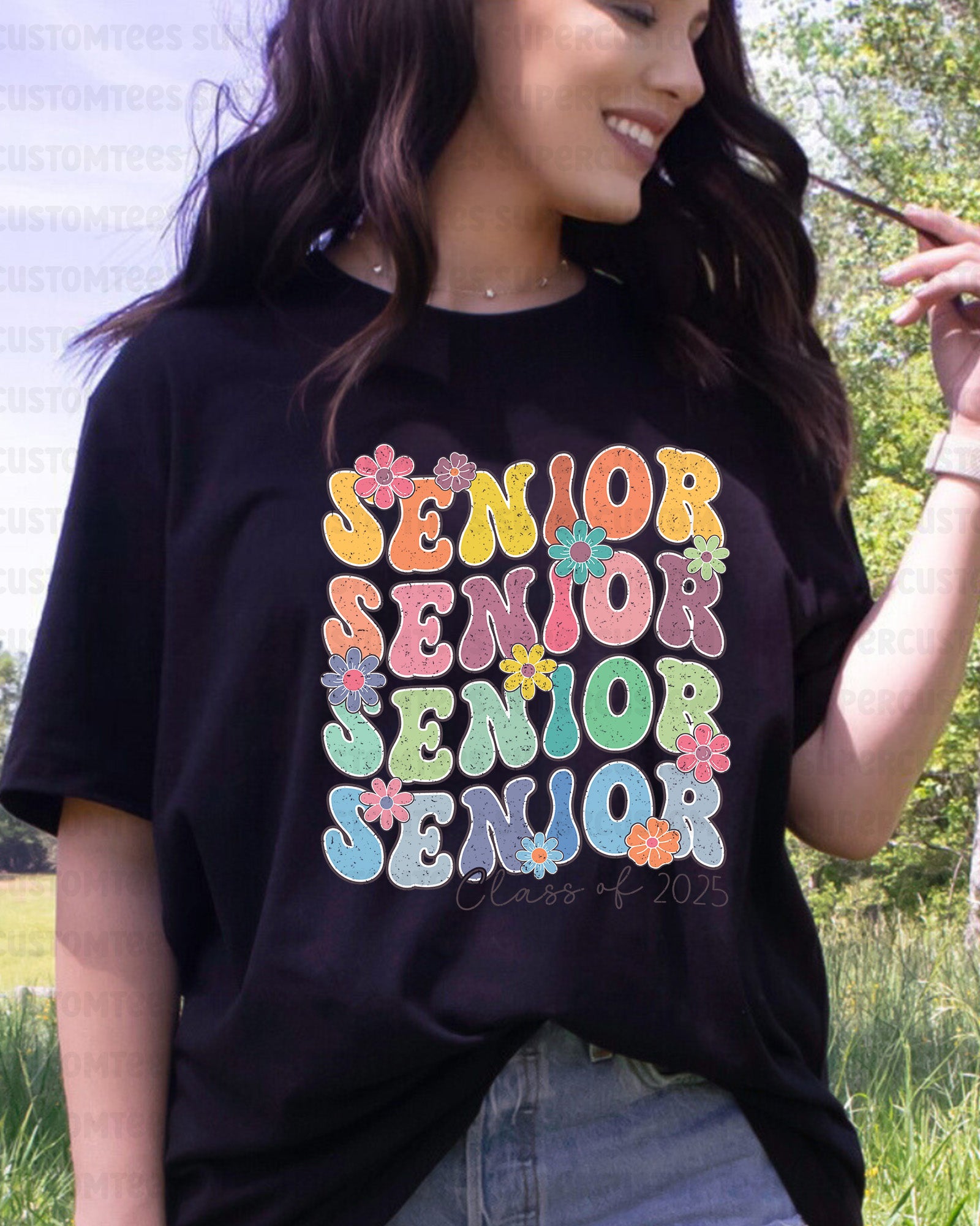 Senior 2025 DTF Transfer Ready to Press