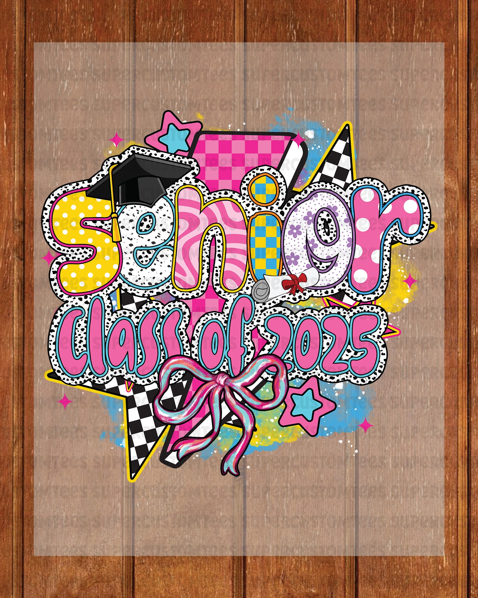 Senior Class Of 2025 DTF Transfer Ready to Press