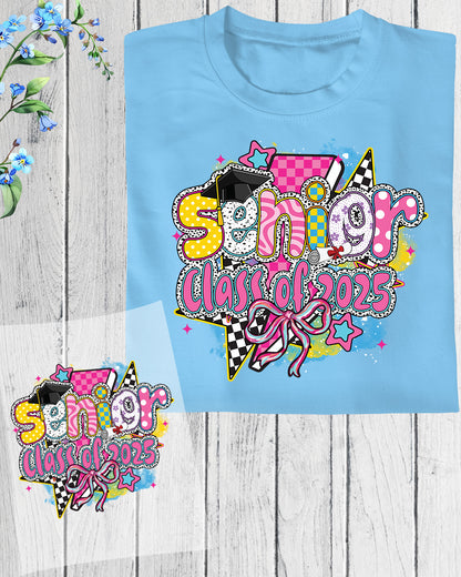 Senior Class Of 2025 DTF Transfer Ready to Press