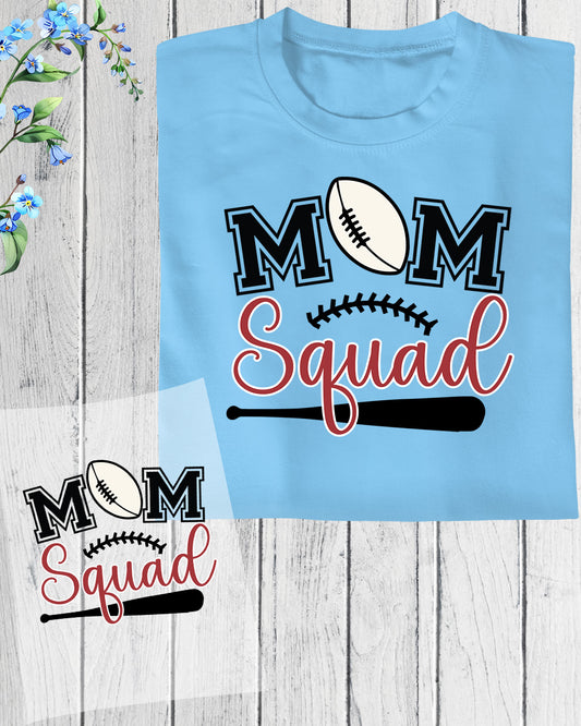 Baseball Mom Squad DTF Transfer Film