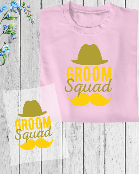 Groom Squad Stag party DTF Transfer Film