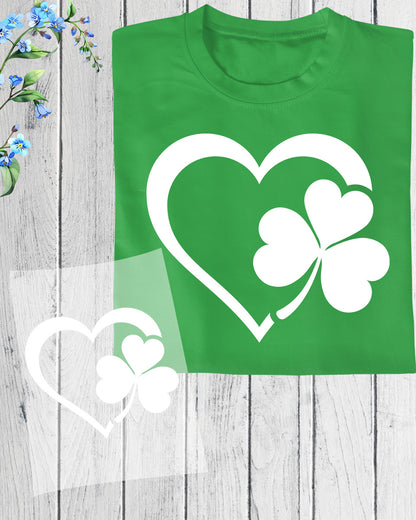 St Patrick's Day Love DTF Transfer Film