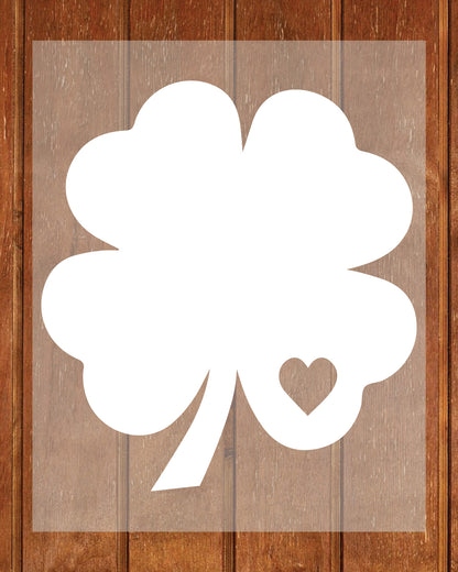 Shamrock Women Heart St Patrick's Day DTF Transfer Film