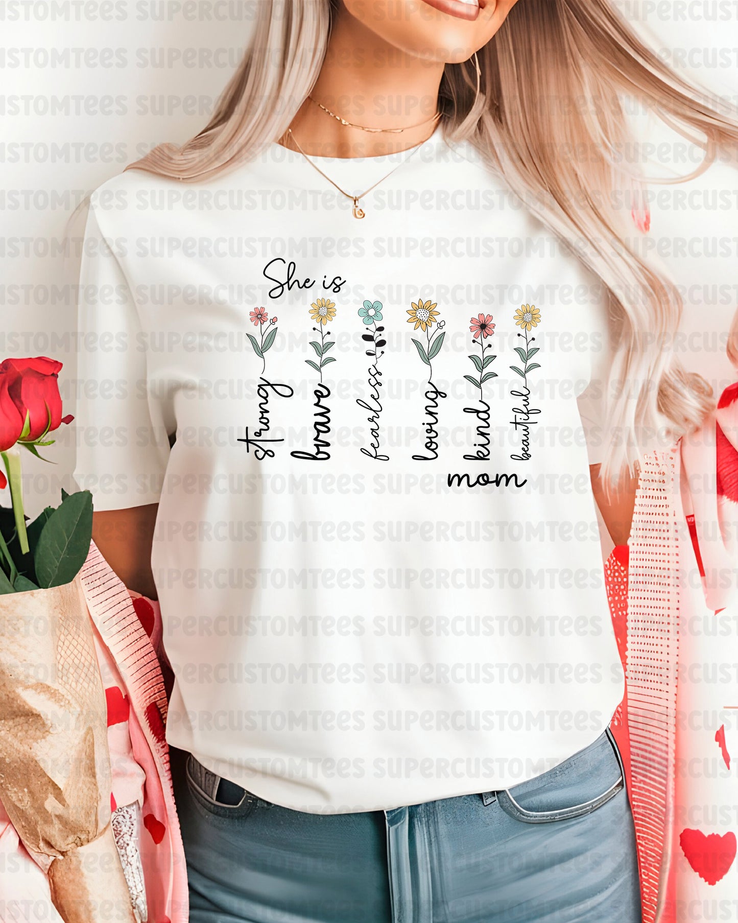 She is Mom DTF Transfer