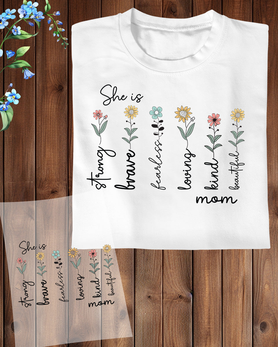 She is Mom DTF Transfer