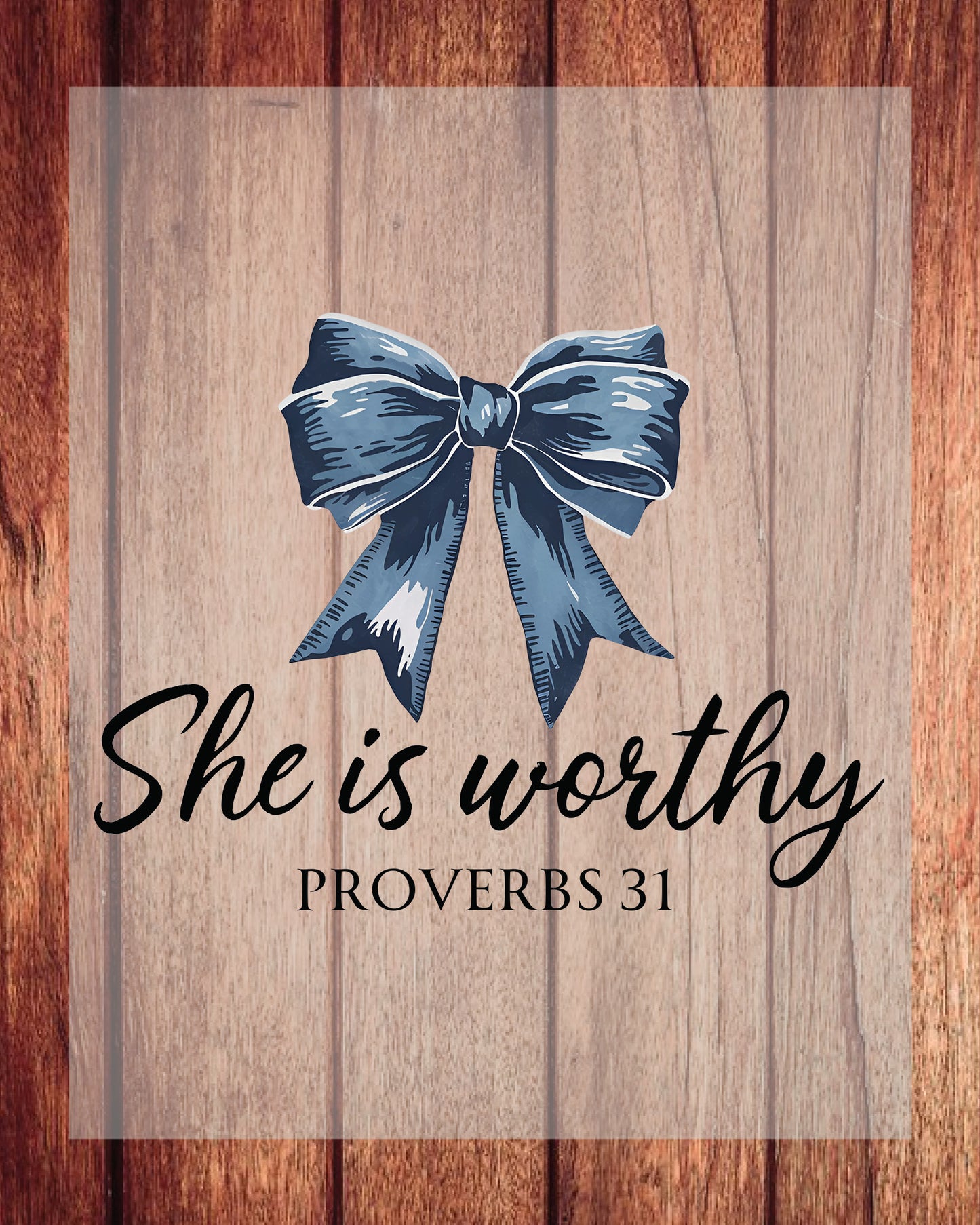 She Is Worthy Ready to Press DTF