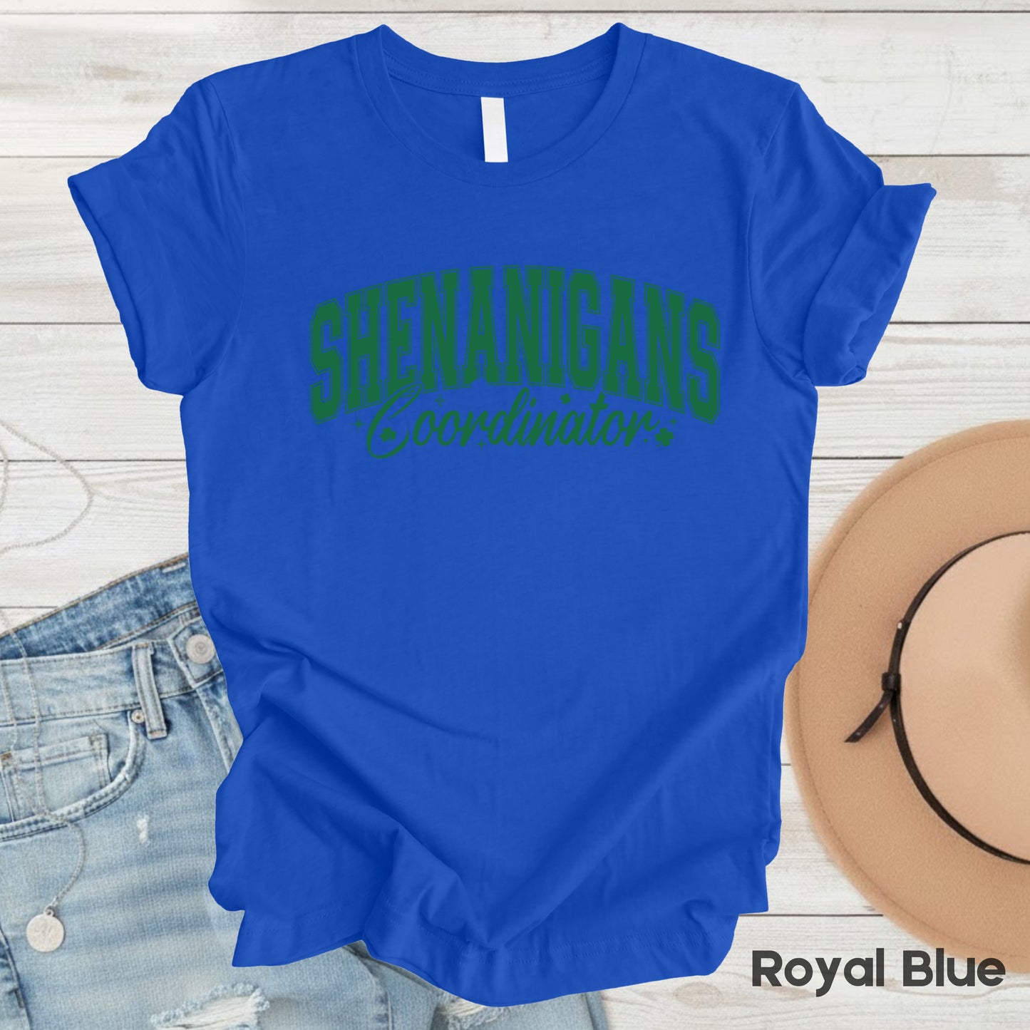 Shenanigans Coordinator St Patrick’s Day Shirts Shamrock Sweatshirt Saint Patrick Party Tees Irish Sweater For Men Women Kids