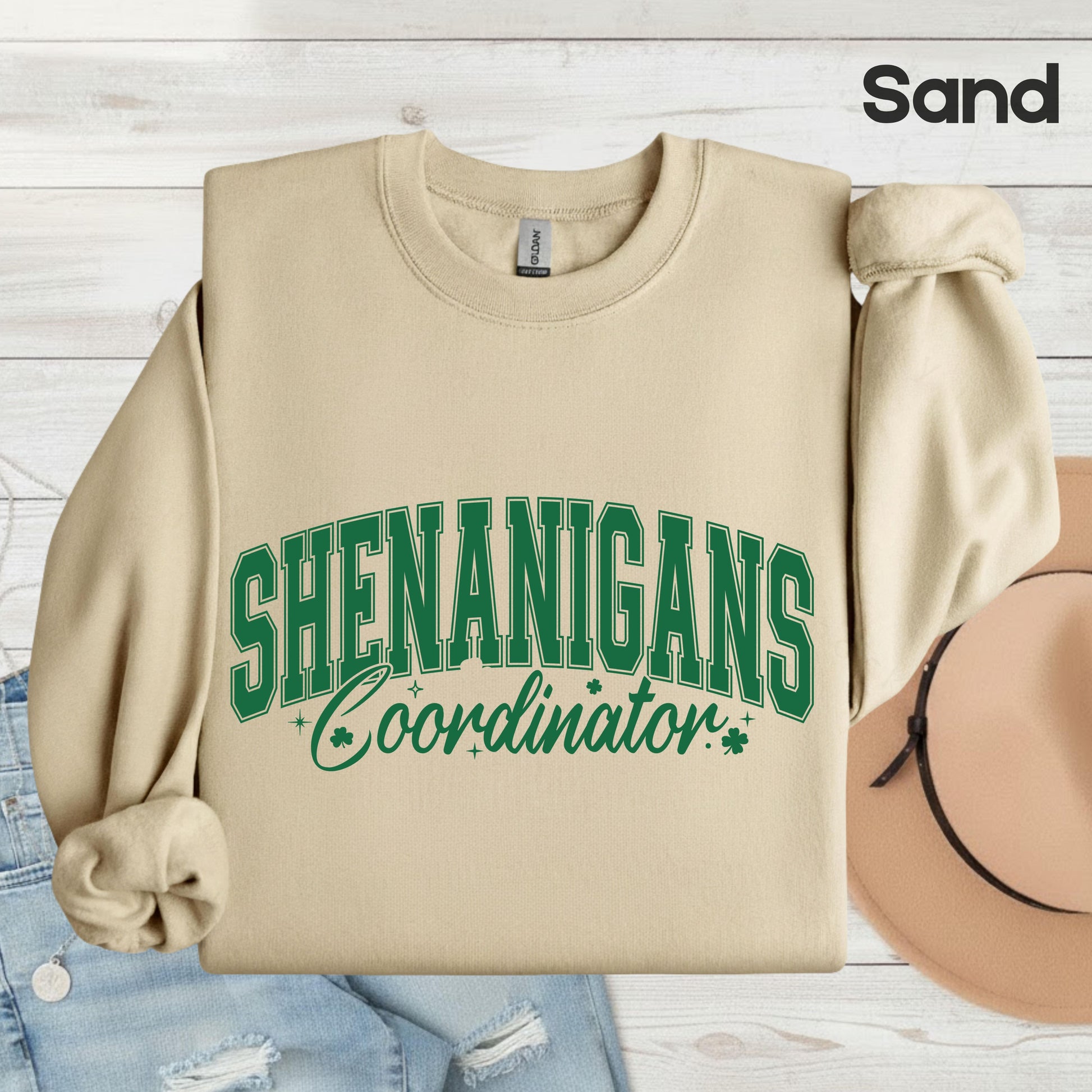 Shenanigans Coordinator DTF Transfer ready to Press St Patrick's Day Heat Transfer for Shirts Irish UV Sticker Prints Iron on Transfer