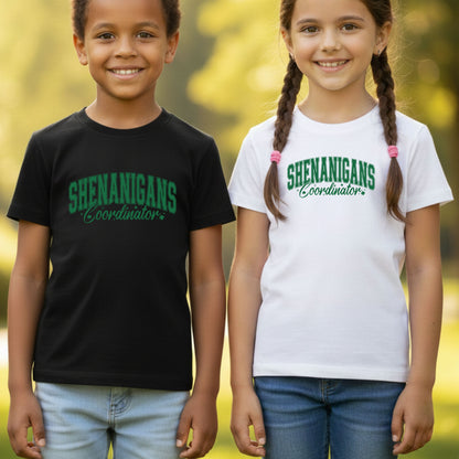 Shenanigans Coordinator St Patrick’s Day Shirts Shamrock Sweatshirt Saint Patrick Party Tees Irish Sweater For Men Women Kids