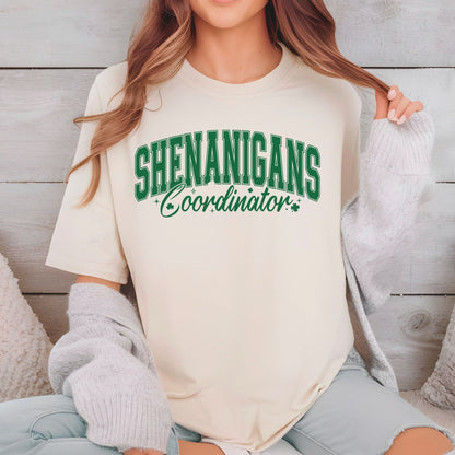 Shenanigans Coordinator DTF Transfer ready to Press St Patrick's Day Heat Transfer for Shirts Irish UV Sticker Prints Iron on Transfer