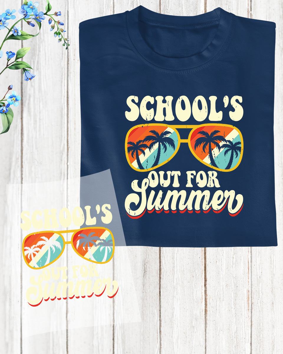 School's Out for Summer DTF Transfer Sheets