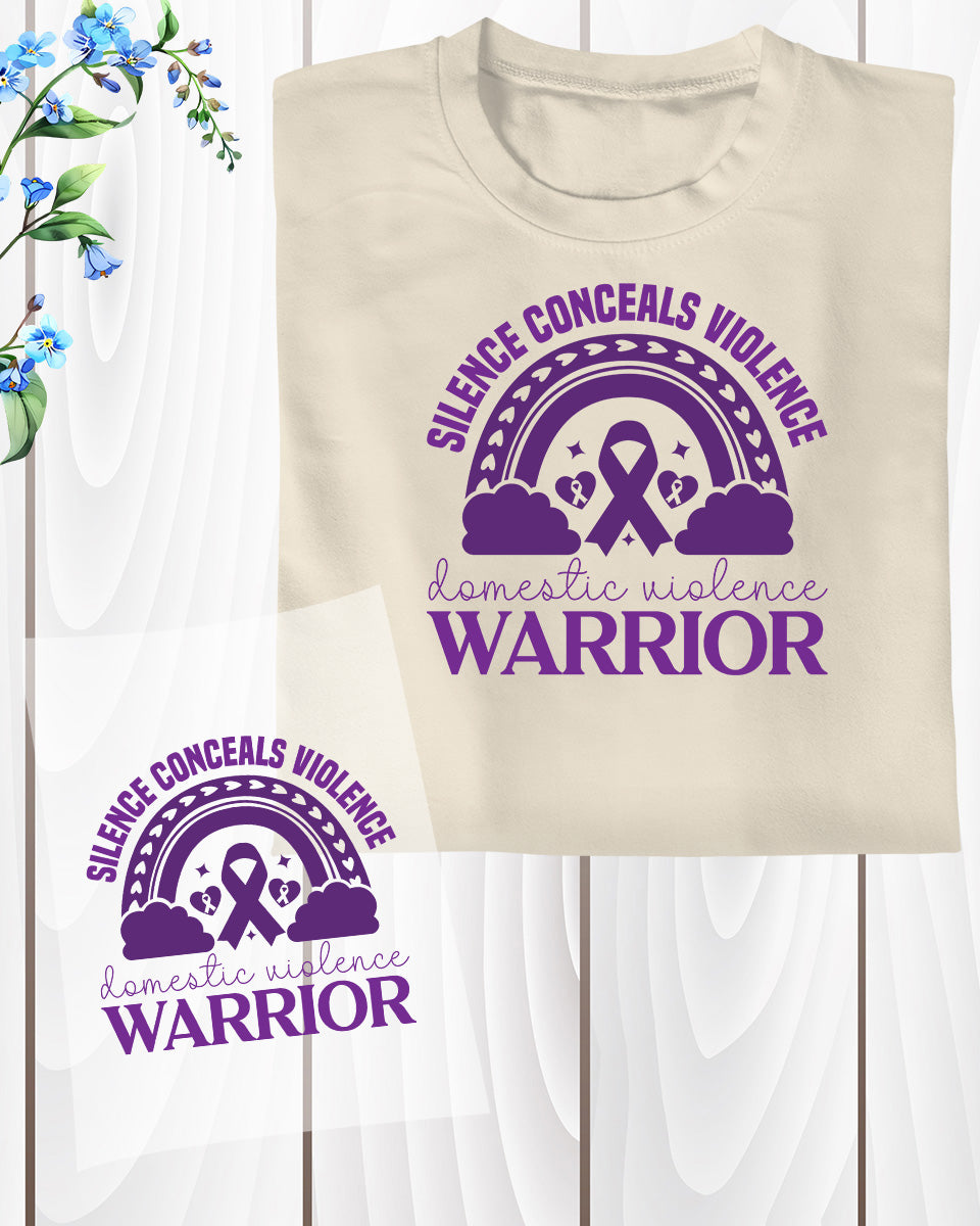 Domestic Violence Warrior DTF Transfer Film