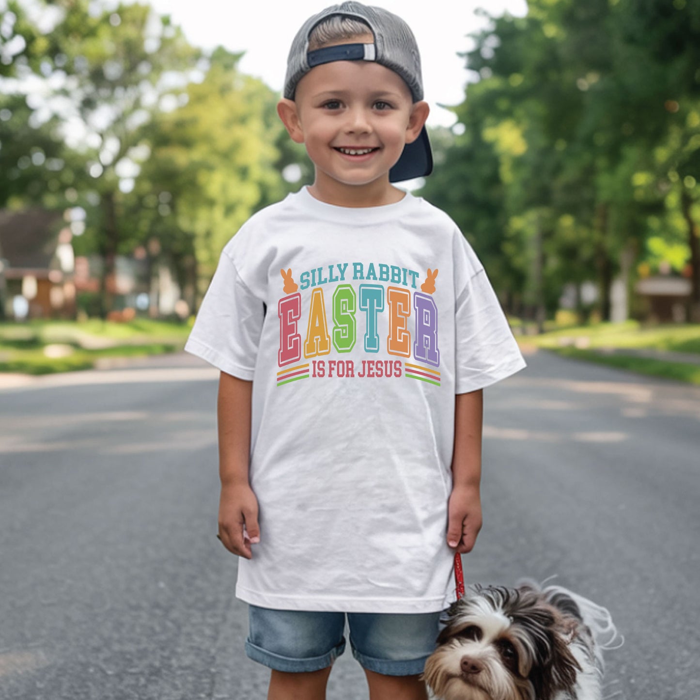 Silly Rabbit Easter Is For Jesus Childrens T Shirt Christian Easter Sweatshirt Jesus Bunny Baby Bodysuit Easter Retro Longsleeve