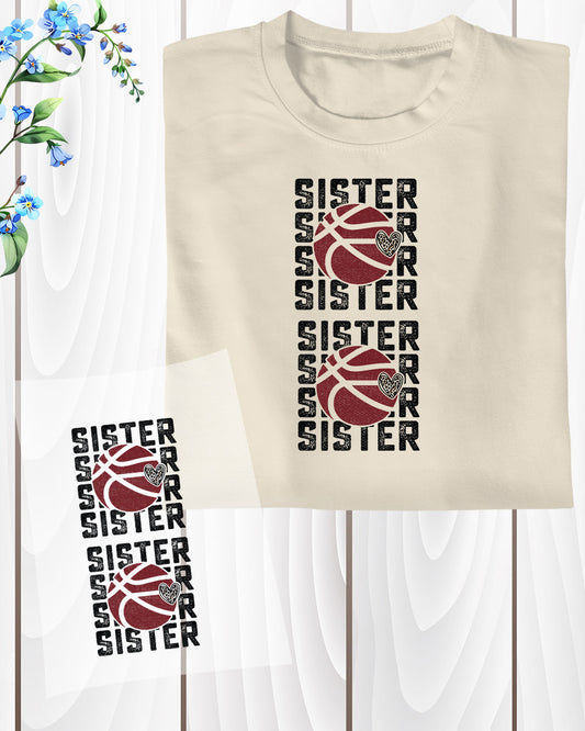 Basketball Sister DTF Transfer Film