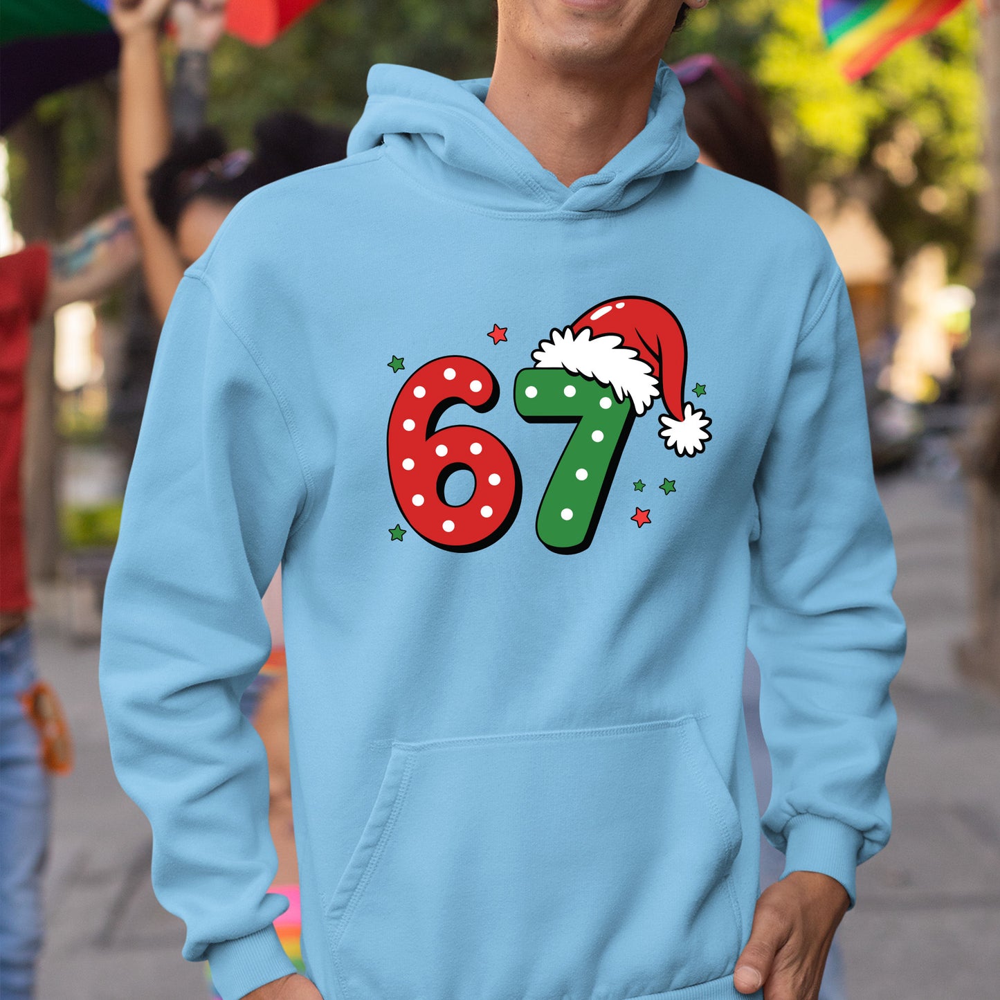Funny Six Seven Meme Christmas Premade Gang Sheet DTF Transfer Ready to Press, Santa Says Six Seven Heat Transfer Designs, Iron on Transfer