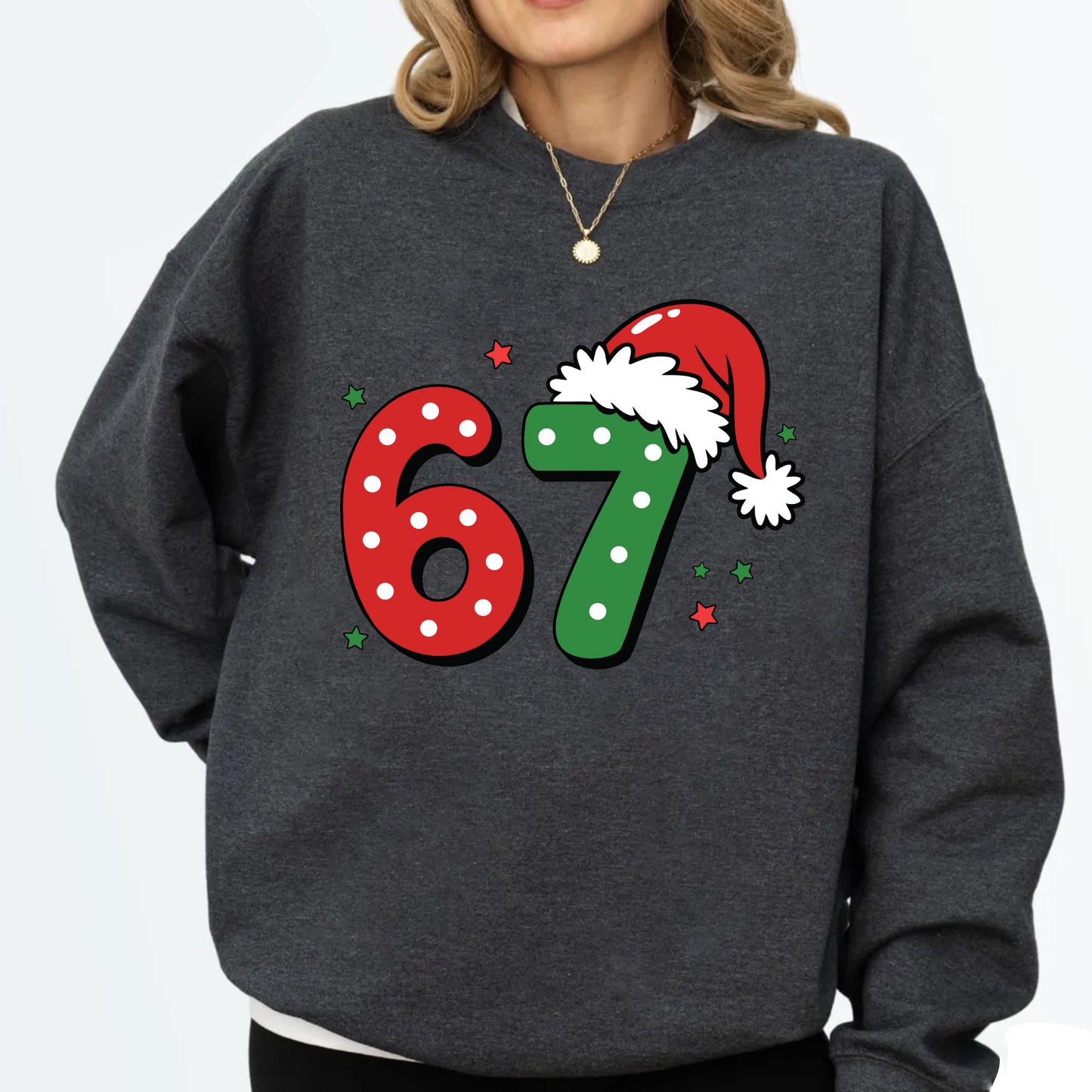Funny Six Seven Meme Christmas Premade Gang Sheet DTF Transfer Ready to Press, Santa Says Six Seven Heat Transfer Designs, Iron on Transfer
