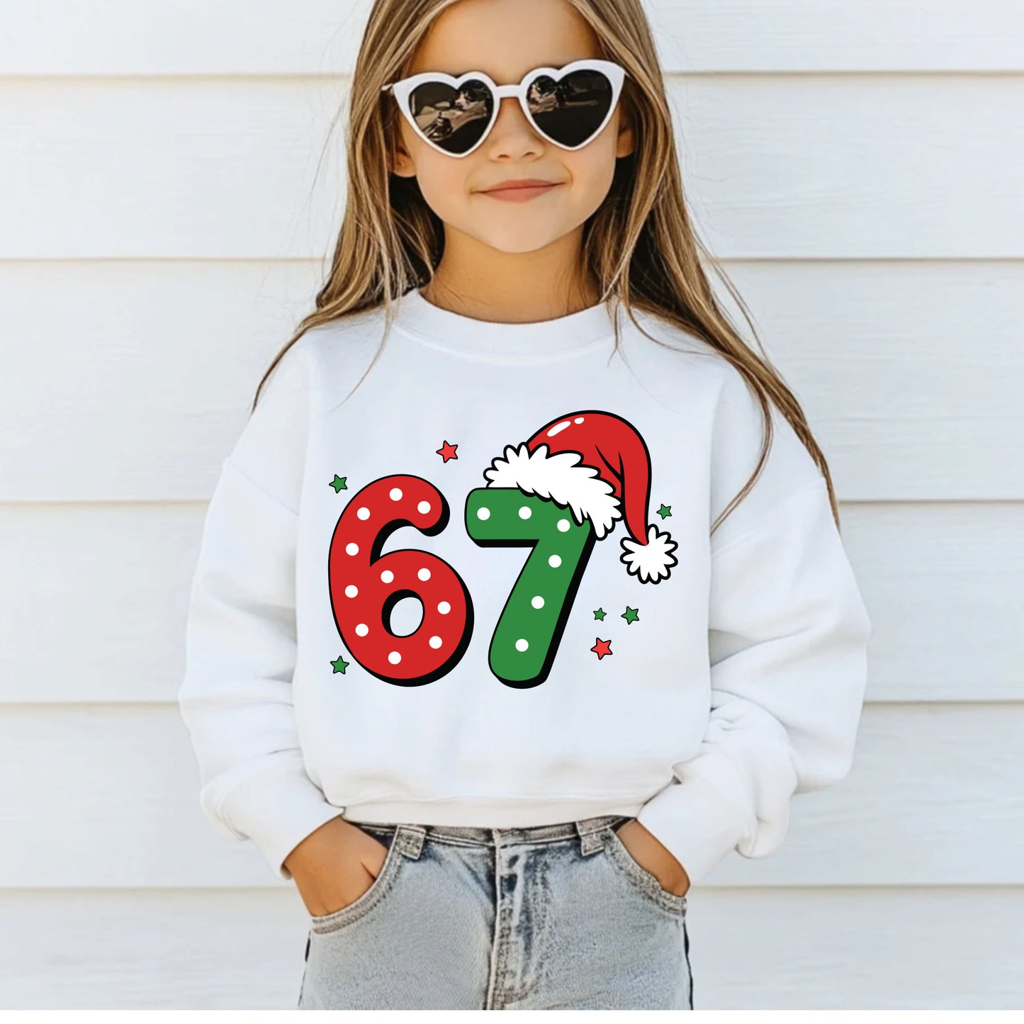 Funny Six Seven Meme Christmas Premade Gang Sheet DTF Transfer Ready to Press, Santa Says Six Seven Heat Transfer Designs, Iron on Transfer