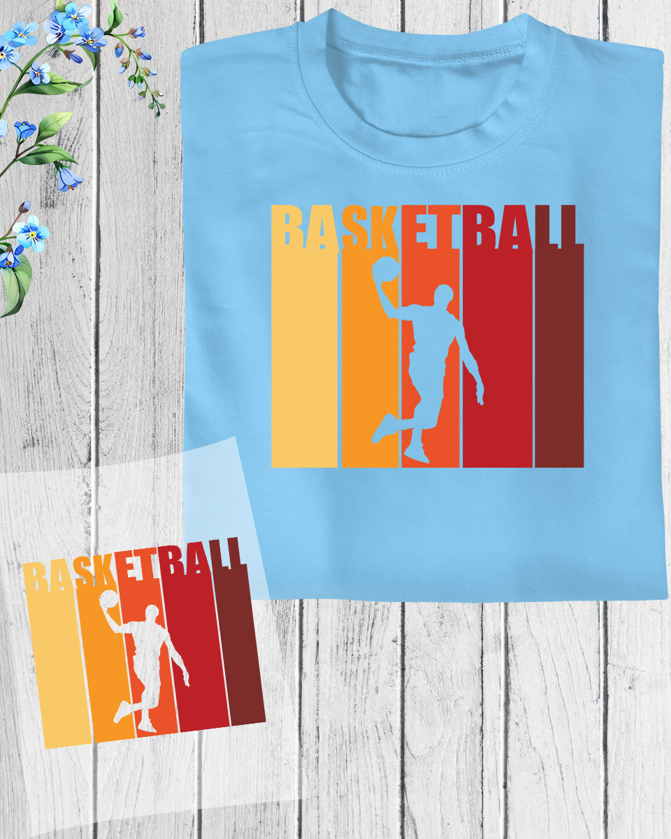 Play Basketball Sunset DTF Transfer Film