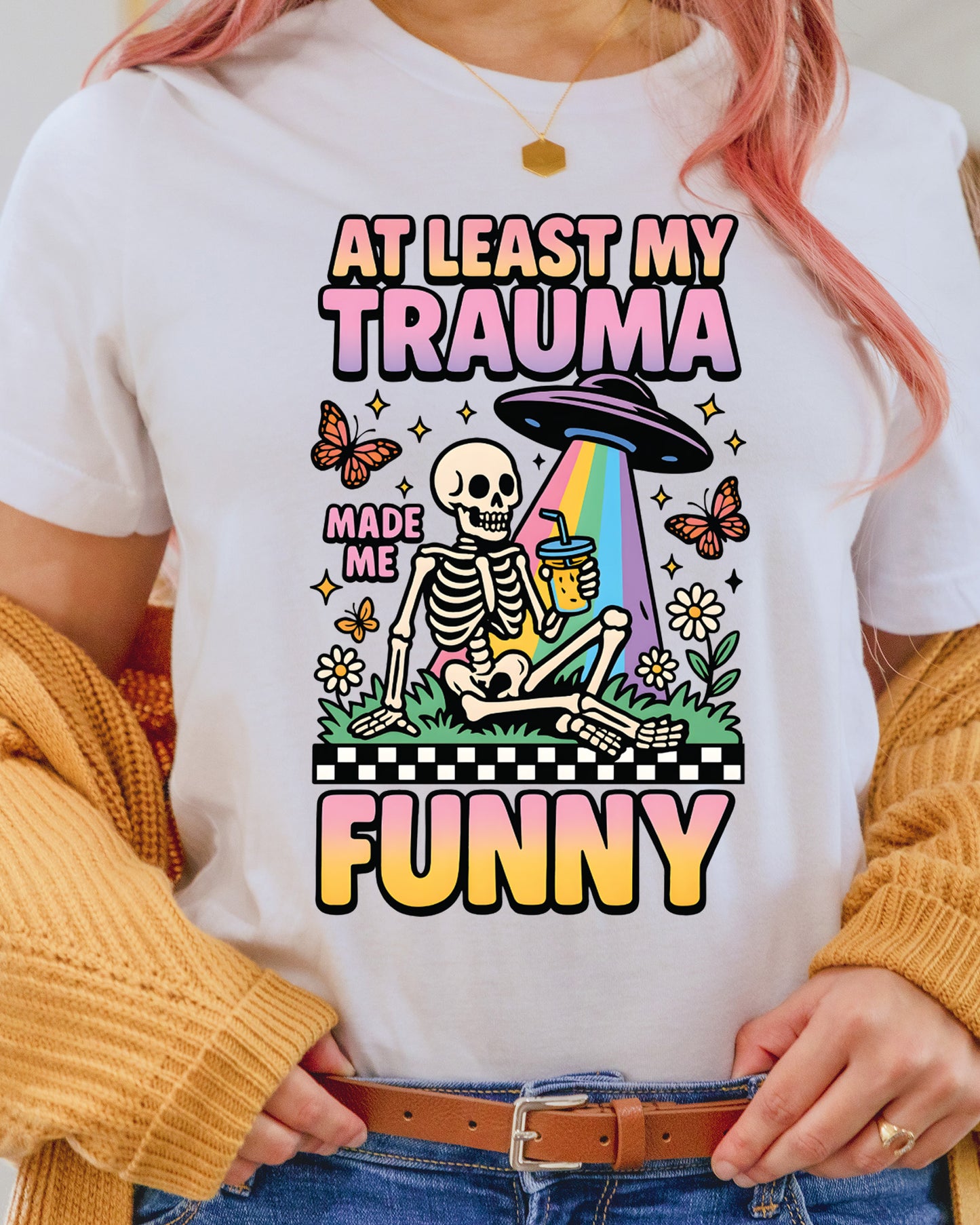 Skeleton Mental Health DTF Transfer