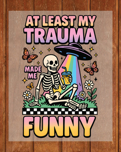 Skeleton Mental Health DTF Transfer